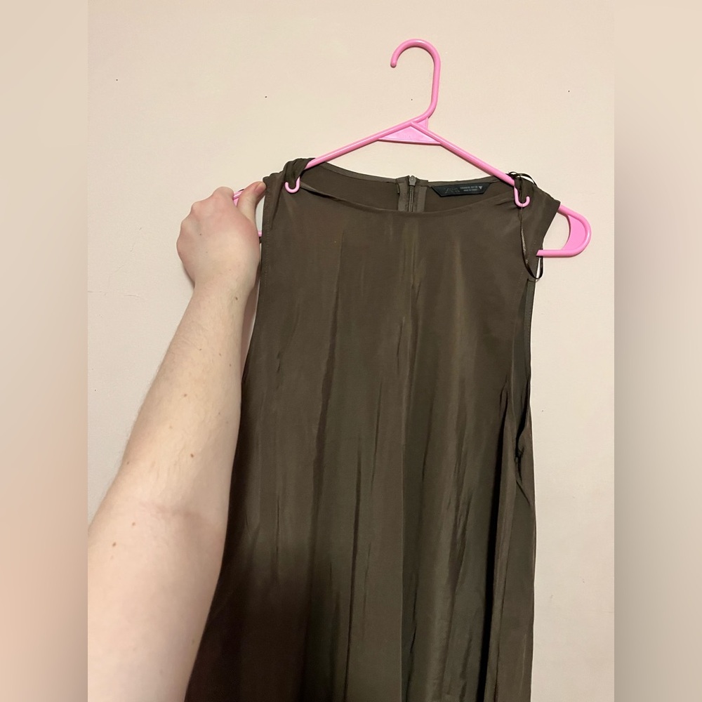 ⭐️Zara Olive Green long dress